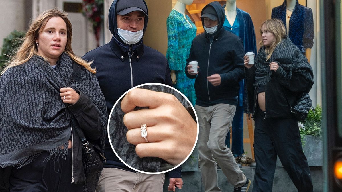 Upír ze Stmívání se ožení? Partnerka Roberta Pattinsona přistižena bez make-upu, s holým pupkem a obřím diamantem!